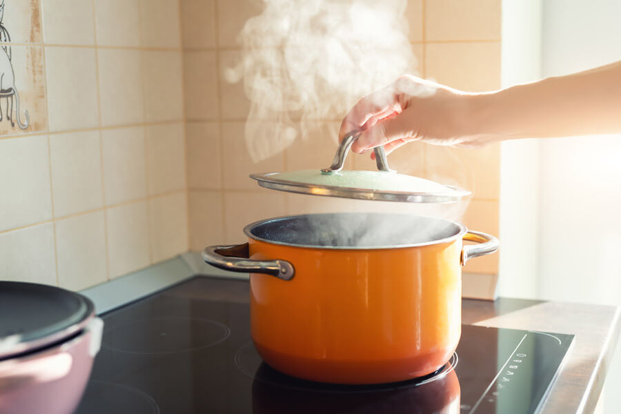 cooking pasta